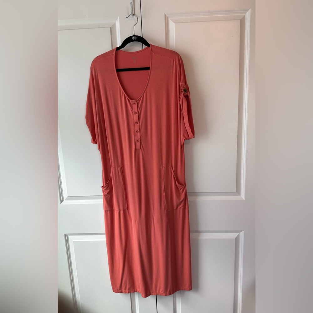 Kyte Baby Women’s Lounge Dress Melon (Size M)
